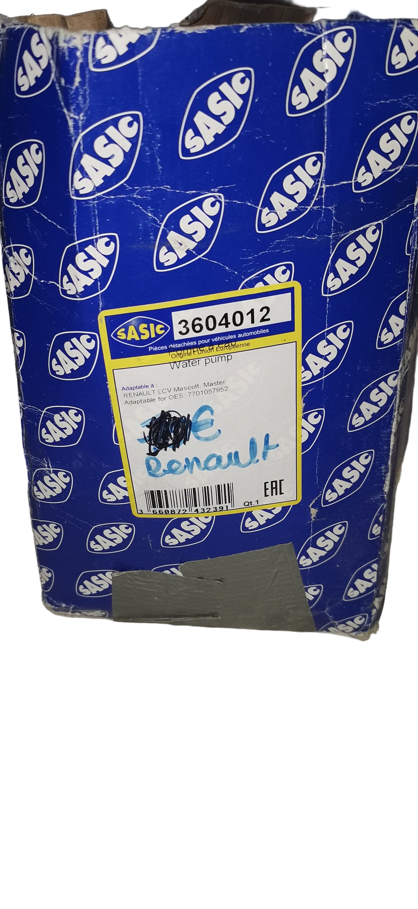 Pompe à eau SASIC - 3604012