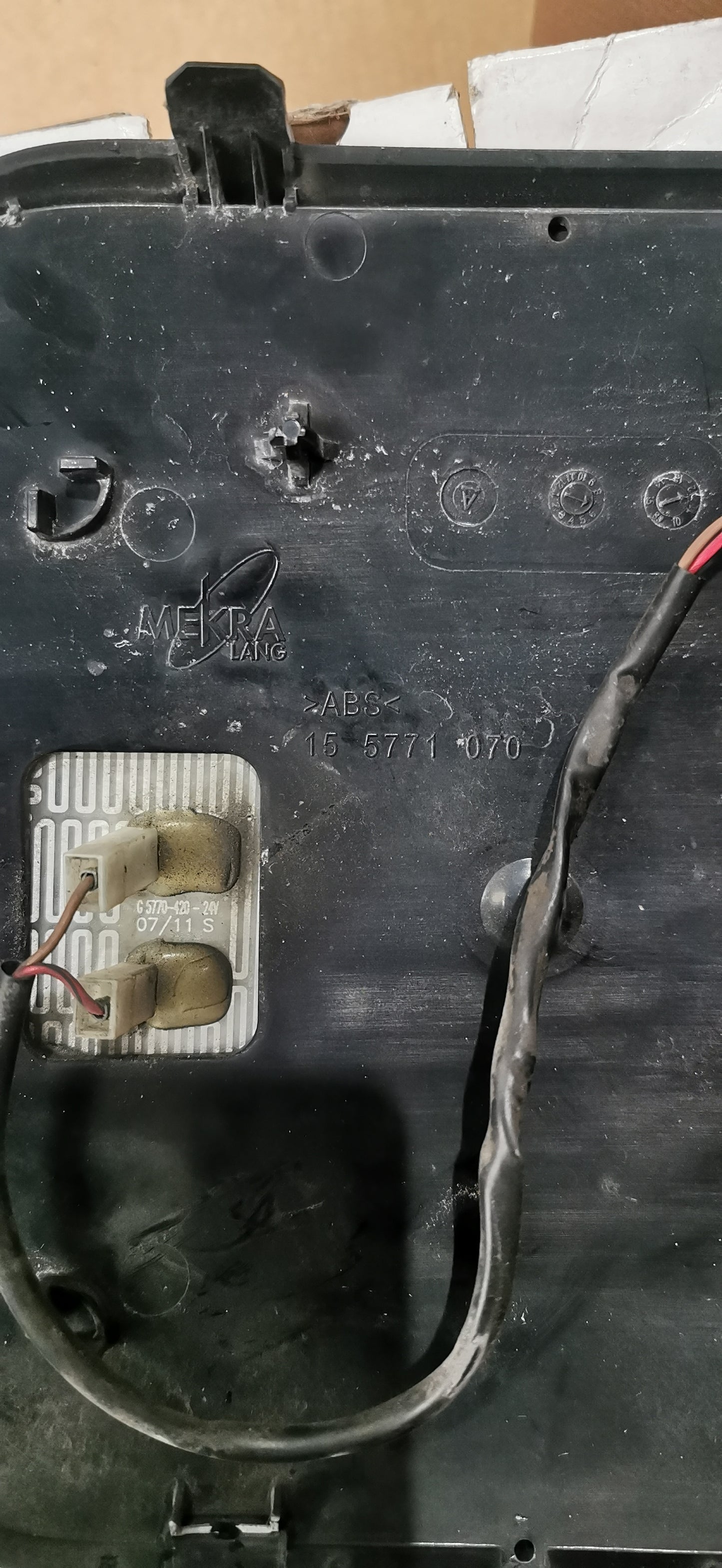 MERCEDES BENZ Verre Miroir Grand Angle