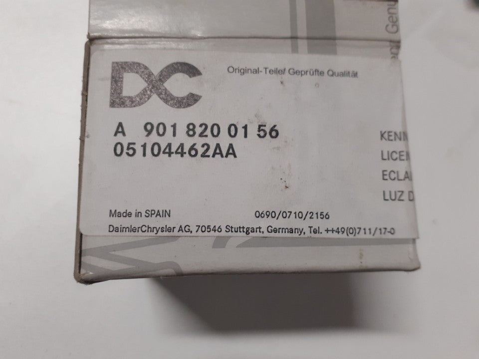 Feux de plaque immatriculation