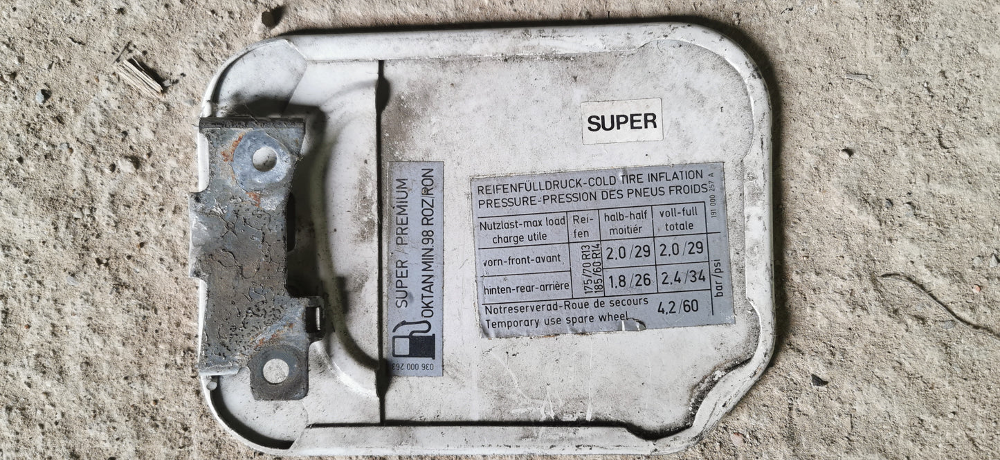 Audi 80 trappe de carburant