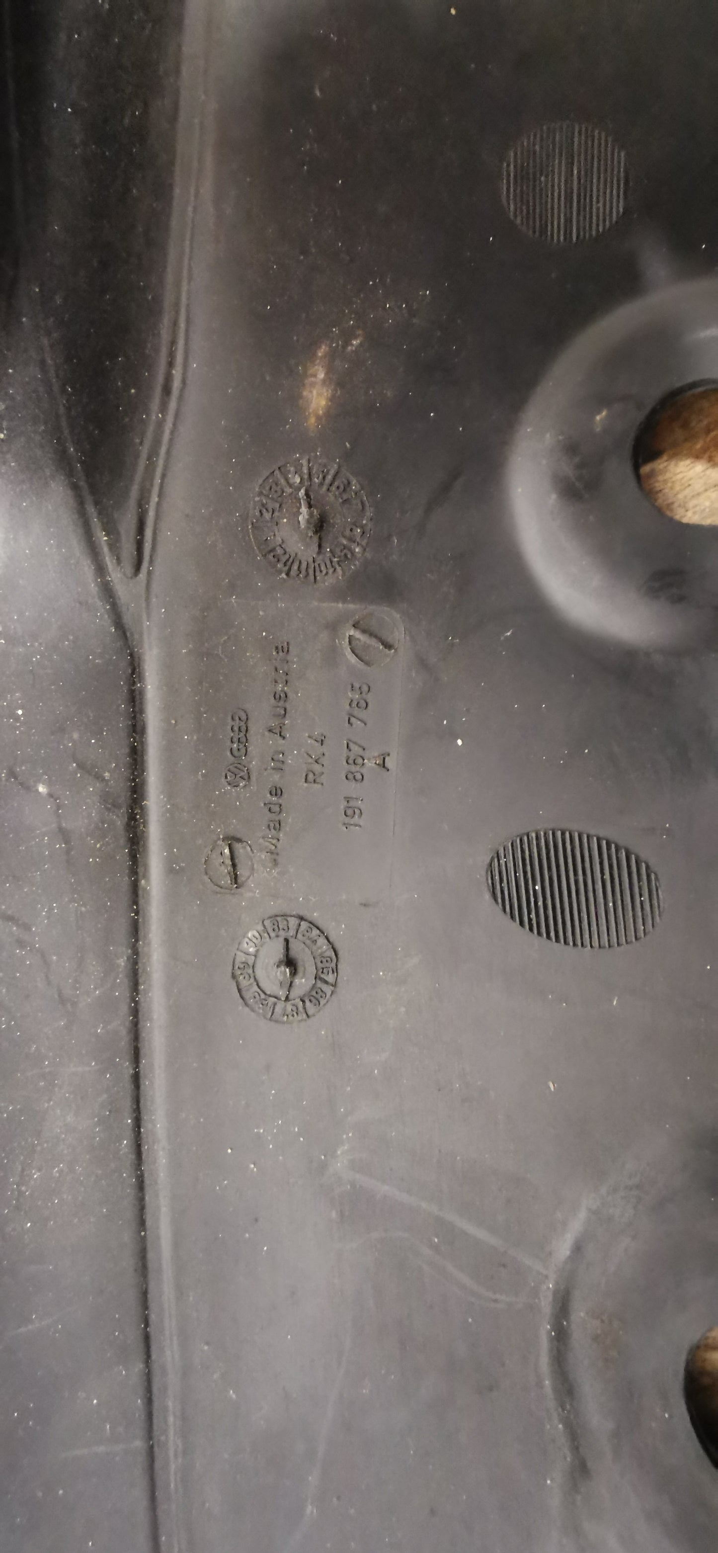 Passage de roue gauche golf 2