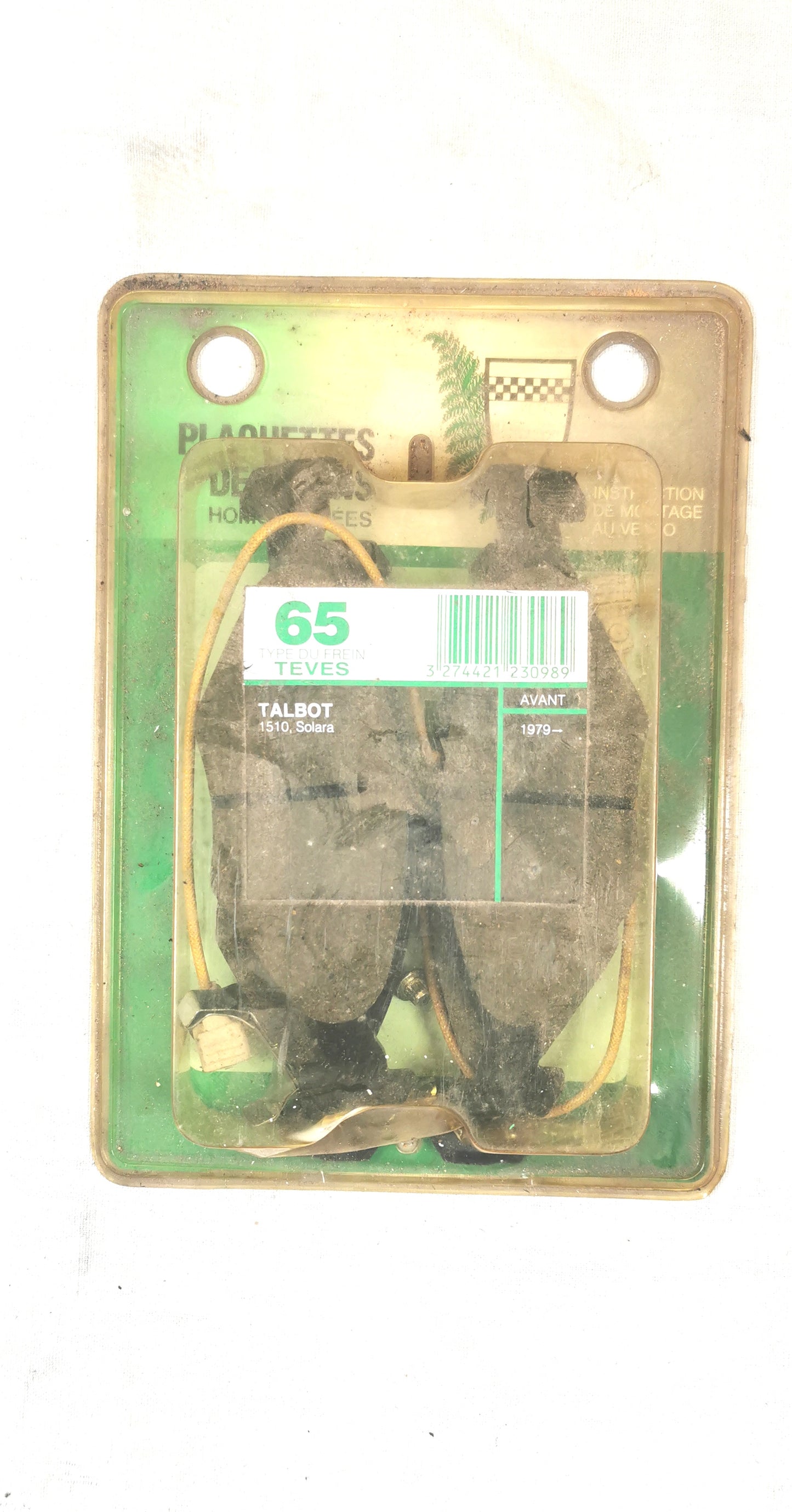 Talbot 1510, Solara plaquette de frein avant