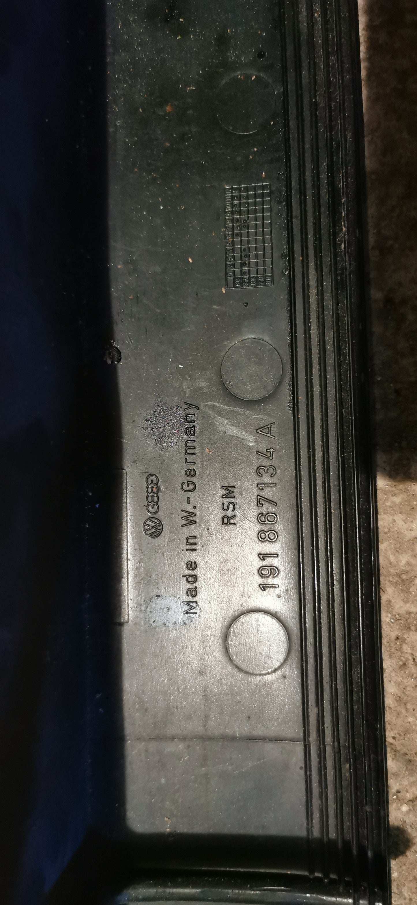 Golf 2 vide poche passager