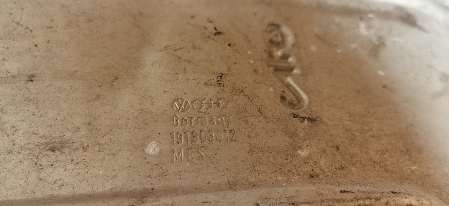 Tôle pare-chaleur turbo 191803312 pour Volkswagen Golf 2 et Volkswagen Jetta 2